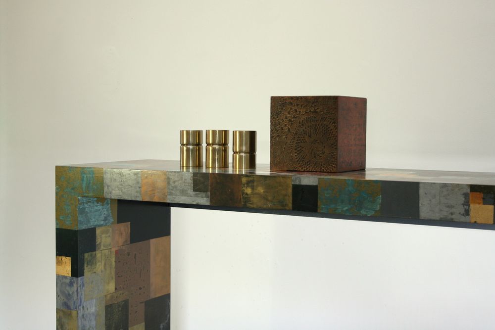 Consoles - Consoles, patines sur bois - VALERIE BEAUMONT