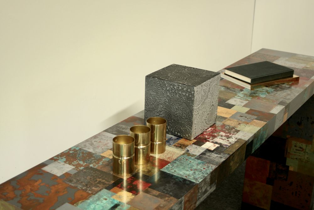Consoles - Consoles, patines sur bois - VALERIE BEAUMONT