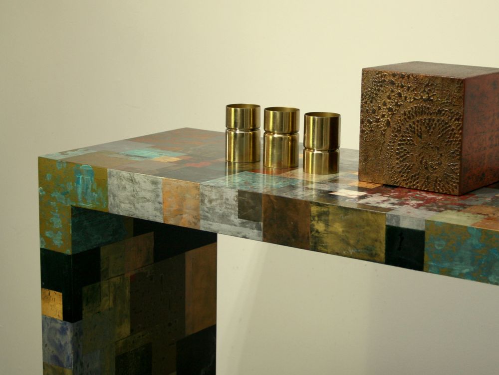 Consoles - Consoles, patines sur bois - VALERIE BEAUMONT