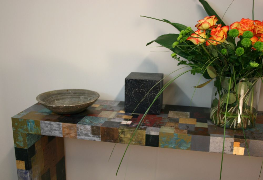 Consoles - Consoles, patines sur bois - VALERIE BEAUMONT