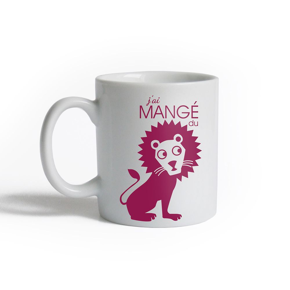 Cadeaux - MINIMUGS POURPRE - LES ANIMAUX - PIED DE POULE