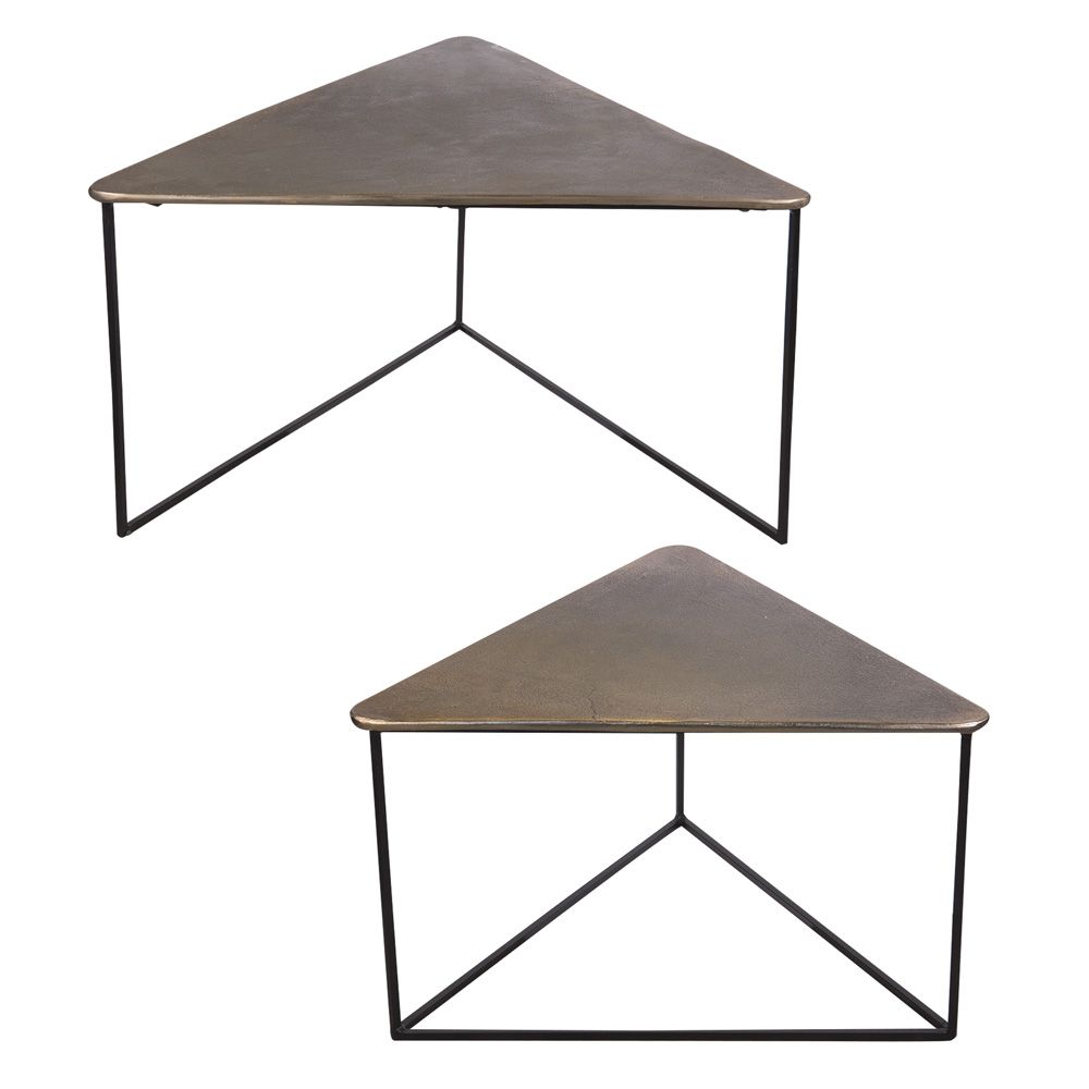 Coffee tables - Set of 2 triangles tables - TABLE PASSION / BASTIDE 1880