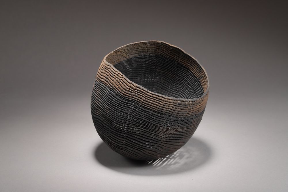 Objets de décoration - bol noir moyen - PASCAL OUDET