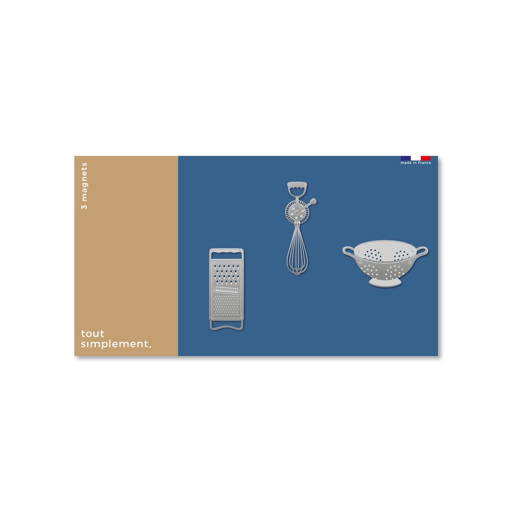 Kitchen utensils - Stainless steel magnet - Kitchen. - TOUT SIMPLEMENT,
