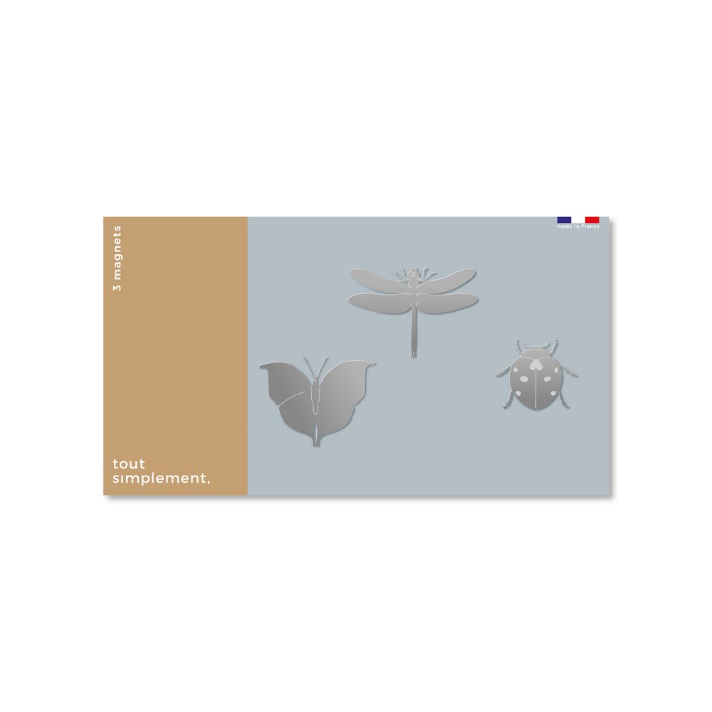 Cadeaux - Stainless steel magnet - Nature. - TOUT SIMPLEMENT,