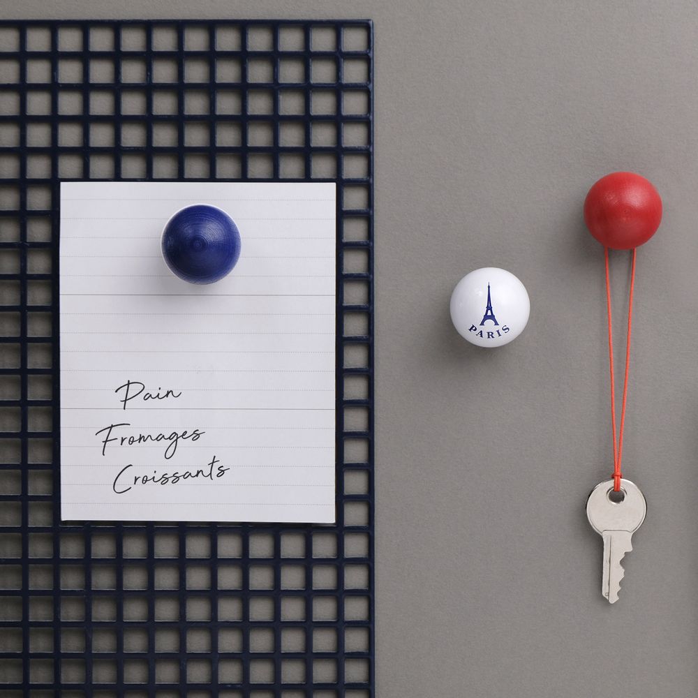 Gifts - Eiffel Tower magnetic ball - blue white red. - TOUT SIMPLEMENT,