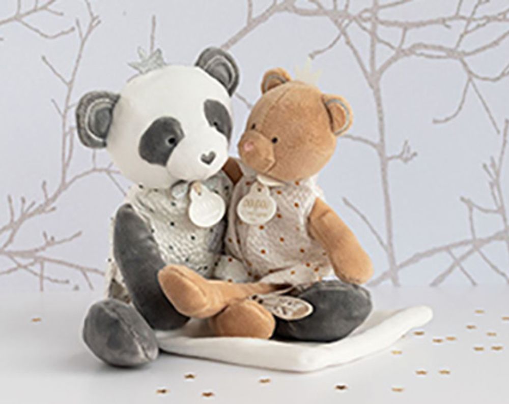 Soft toy - ATTRAPE-REVE - Doll with Doudou - Panda - DOUDOU ET COMPAGNIE