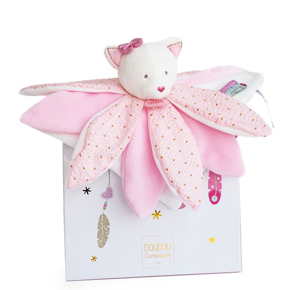 Soft toy - ATTRAPE-REVES - Petals Doudou - Cat - DOUDOU ET COMPAGNIE