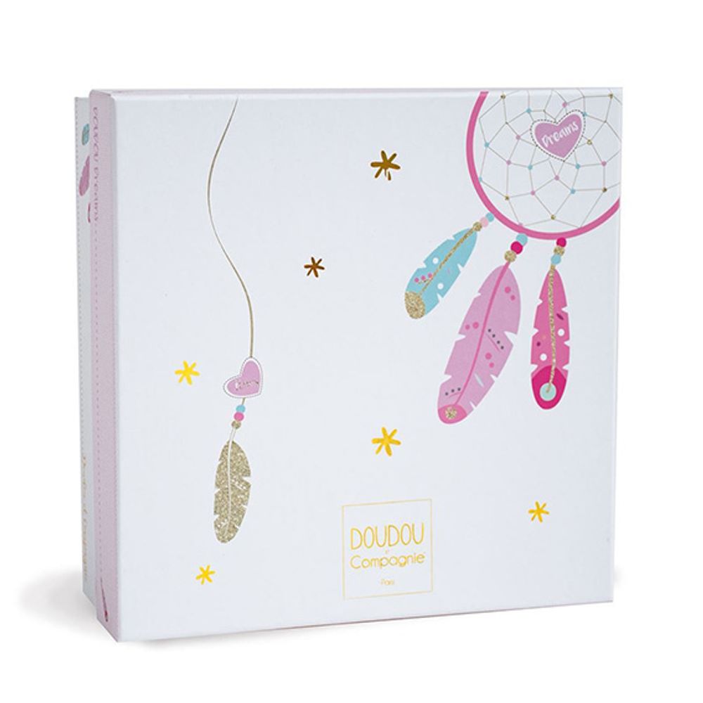Soft toy - ATTRAPE-REVES - Petals Doudou - Cat - DOUDOU ET COMPAGNIE
