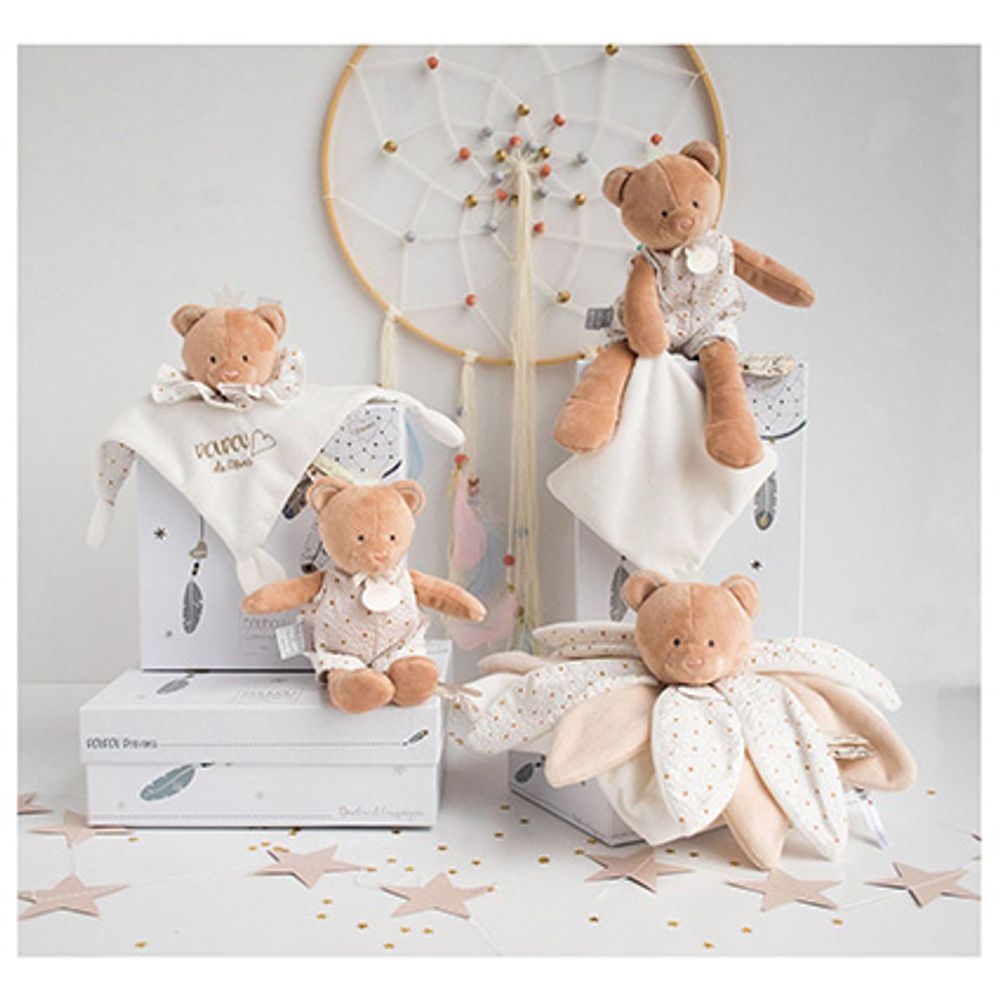 Soft toy - ATTRAPE-REVES - Petals Doudou - Cat - DOUDOU ET COMPAGNIE