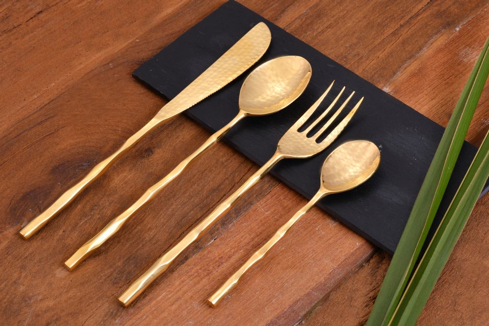 Unique pieces - Handmade Cutlery: Tea Spoon Dessert Spoon Honey Spoon - DE KULTURE WORKS