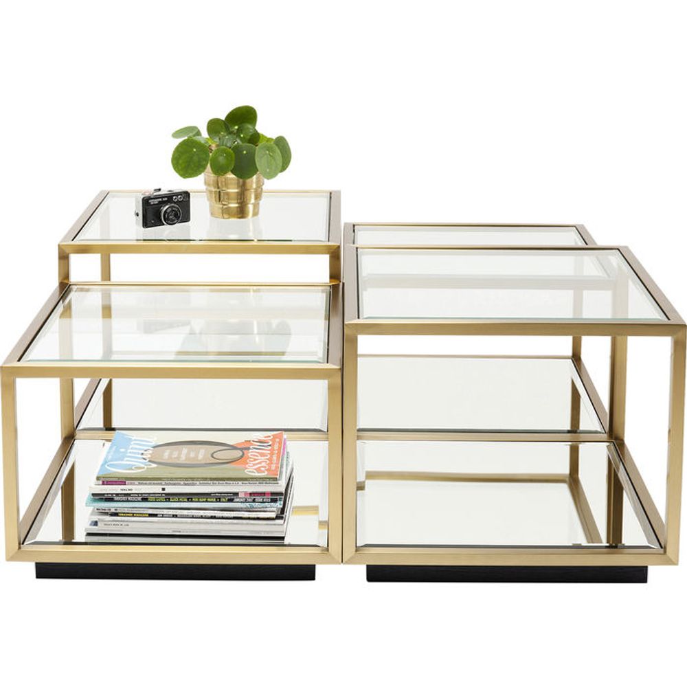 Tables basses - Table basse Luigi Or (4/Set) - KARE DESIGN