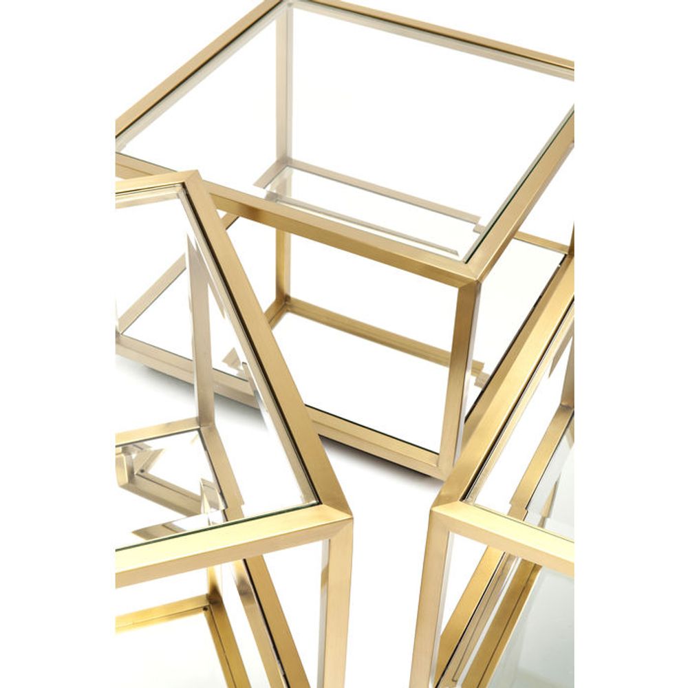 Tables basses - Table basse Luigi Or (4/Set) - KARE DESIGN