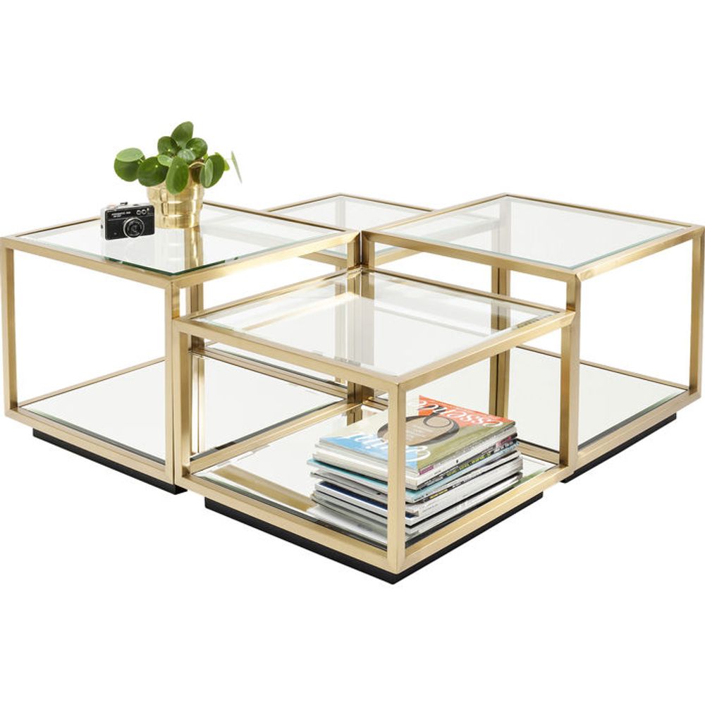 Tables basses - Table basse Luigi Or (4/Set) - KARE DESIGN
