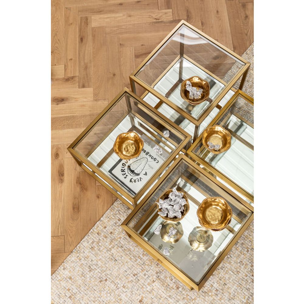 Tables basses - Table basse Luigi Or (4/Set) - KARE DESIGN