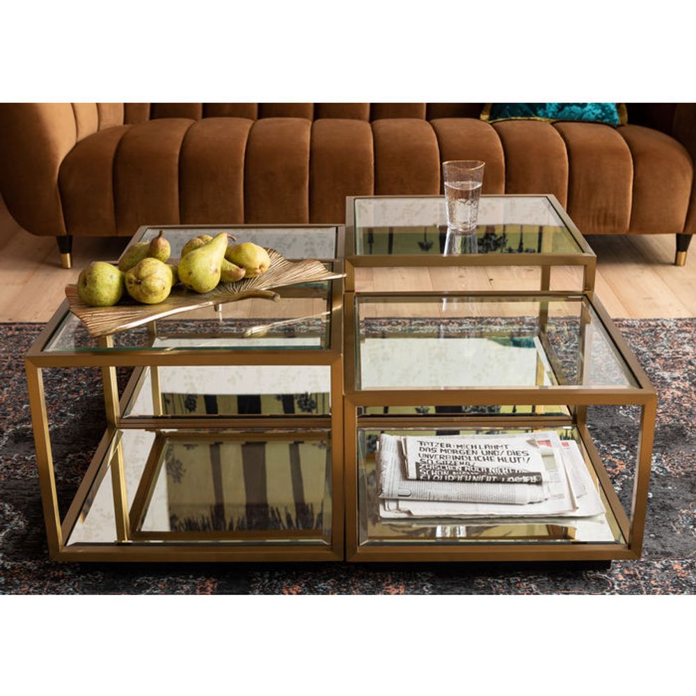 Tables basses - Table basse Luigi Or (4/Set) - KARE DESIGN