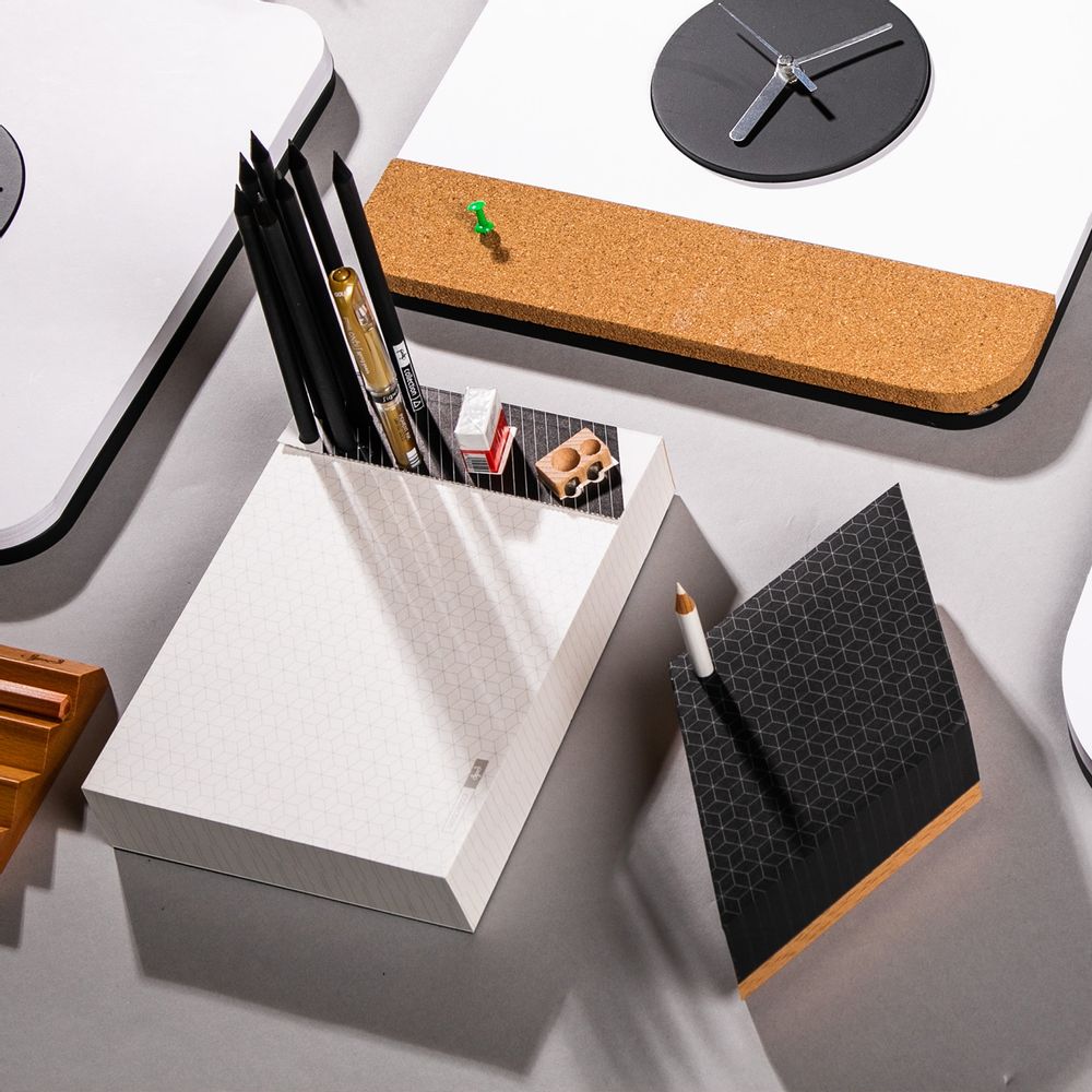 Gifts - Memo Pad & Organizer - Black Pencils - PULP SHOP