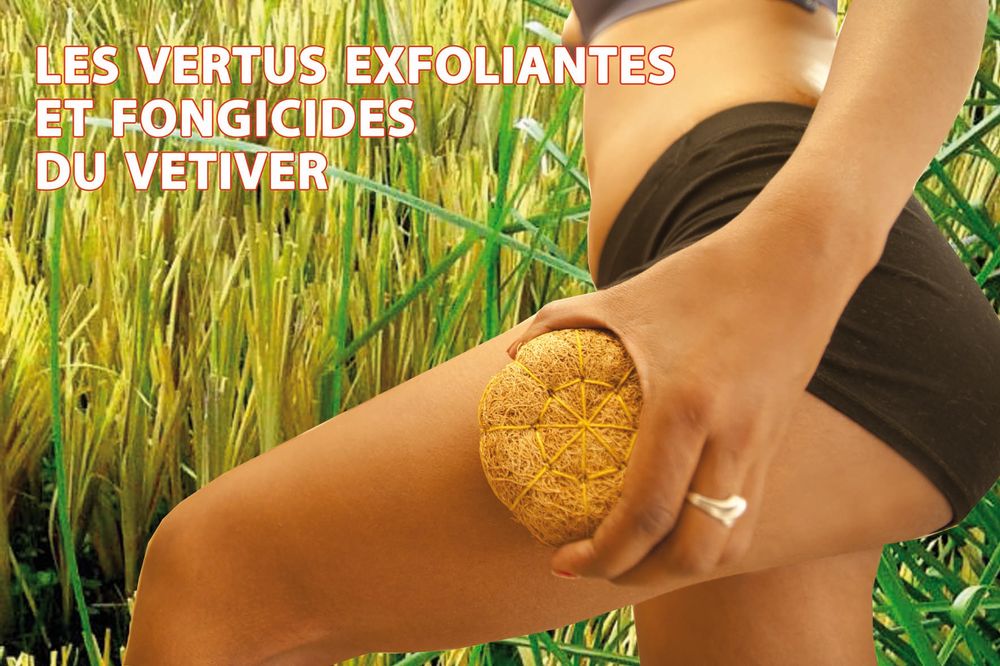 Douches - Éponge exfoliante en Vétiver - ARÔME DE MAISON CHEZ JOSEPH