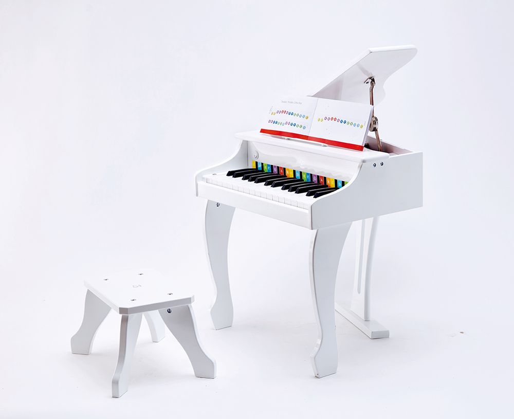 Jouets enfants - Piano à queue électronique blanc - TOYNAMICS HAPE NEBULOUS STARS