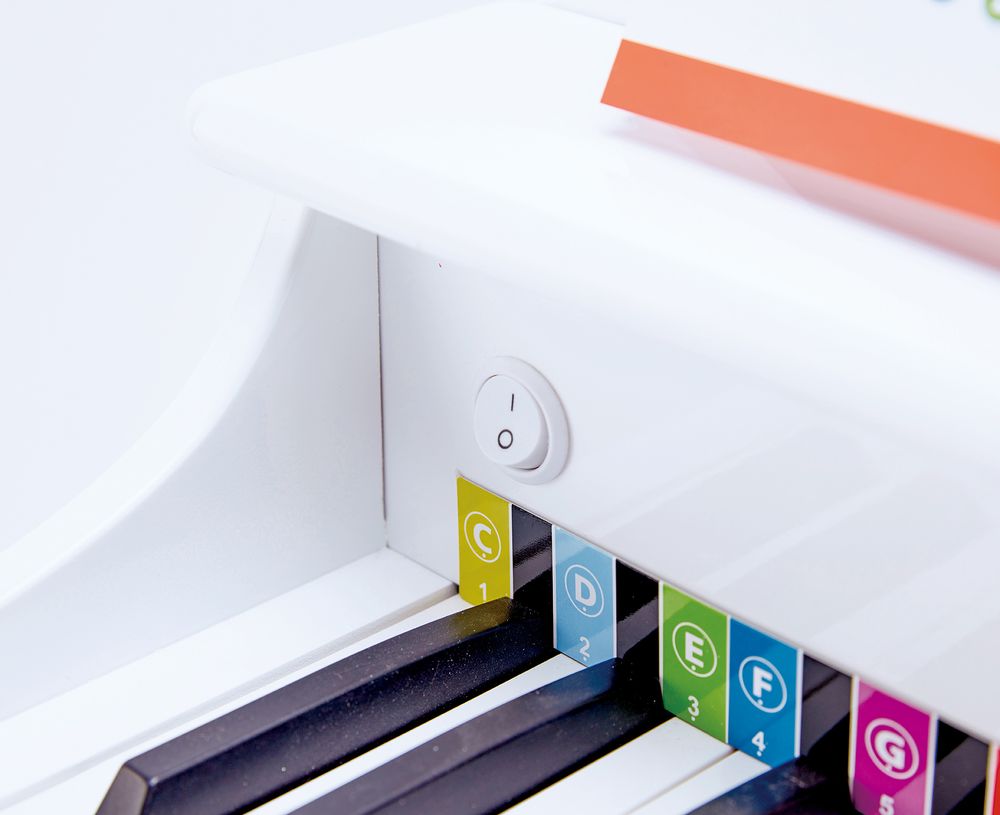 Jouets enfants - Piano à queue électronique blanc - TOYNAMICS HAPE NEBULOUS STARS