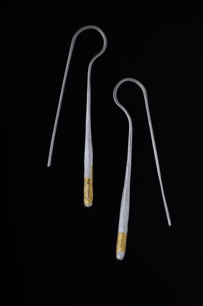 Jewelry - MASAI Sterling Silver earrings with 24 carat gold finishing - CHIARA DE FILIPPIS