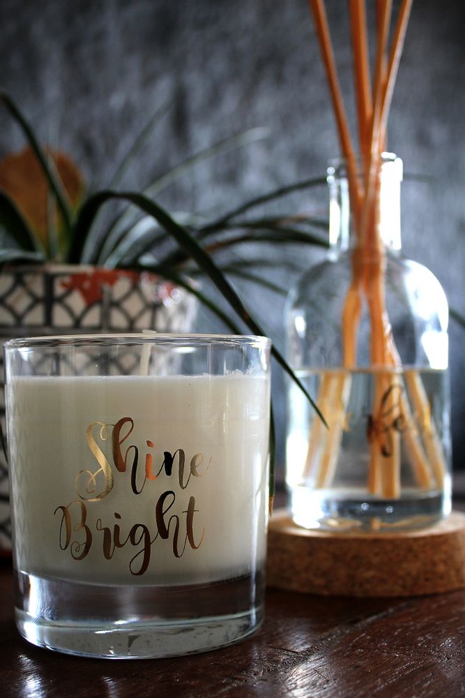 Candles - Gold message scented candle - WAX DESIGN - BARCELONA