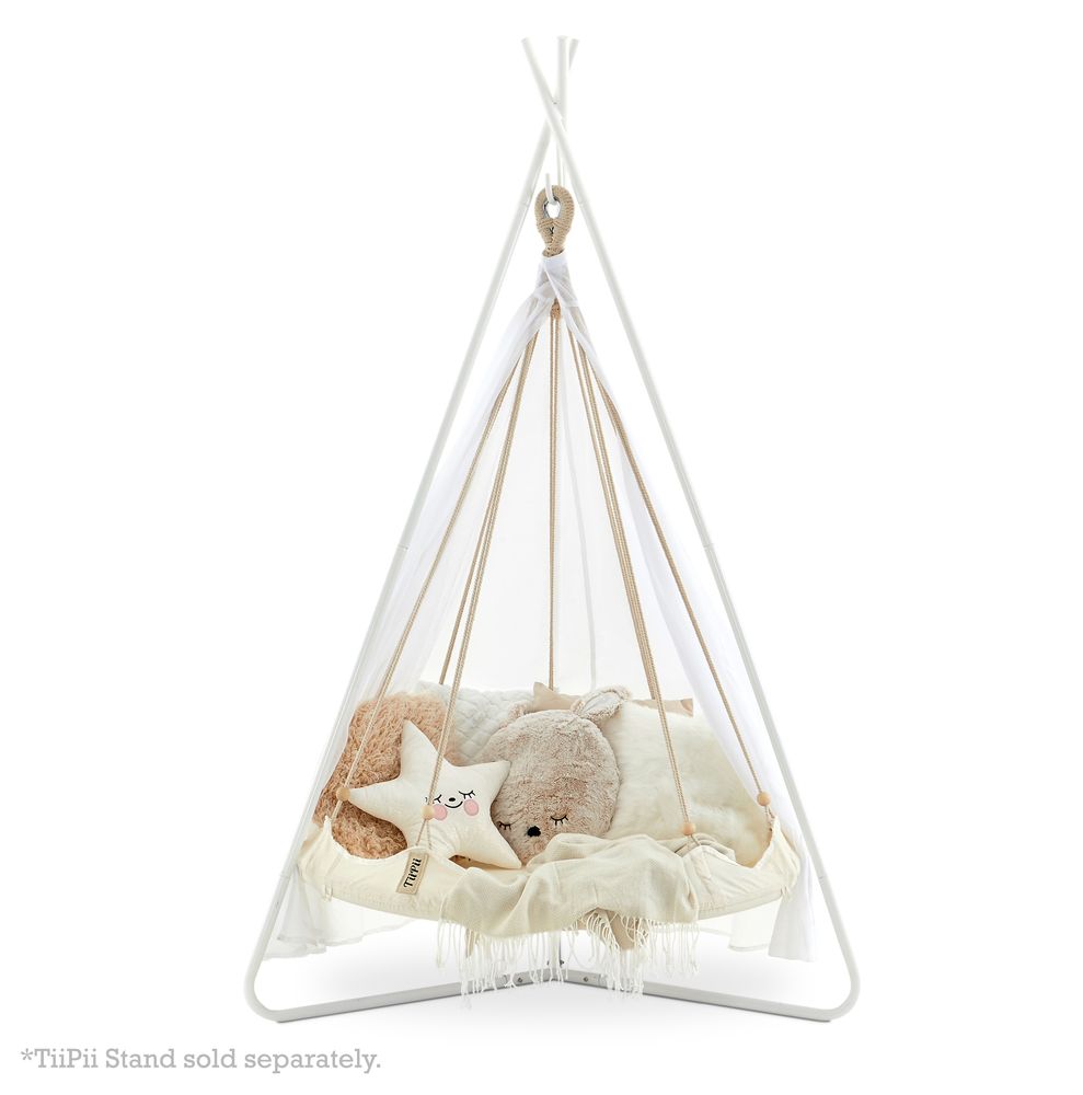 Chambres d'enfants - Lit pour enfant blanc naturel Bambino TiiPii, petit - TIIPII BED