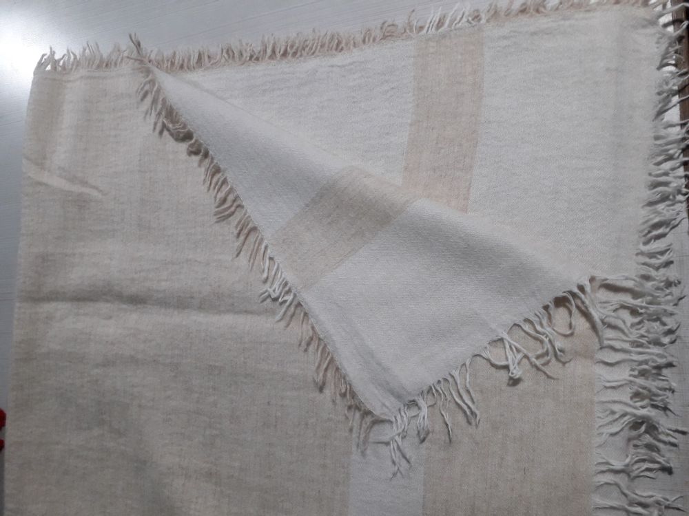 Throw blankets - 3-ply 100% cashmere reversible blanket - PATRIZIA D.