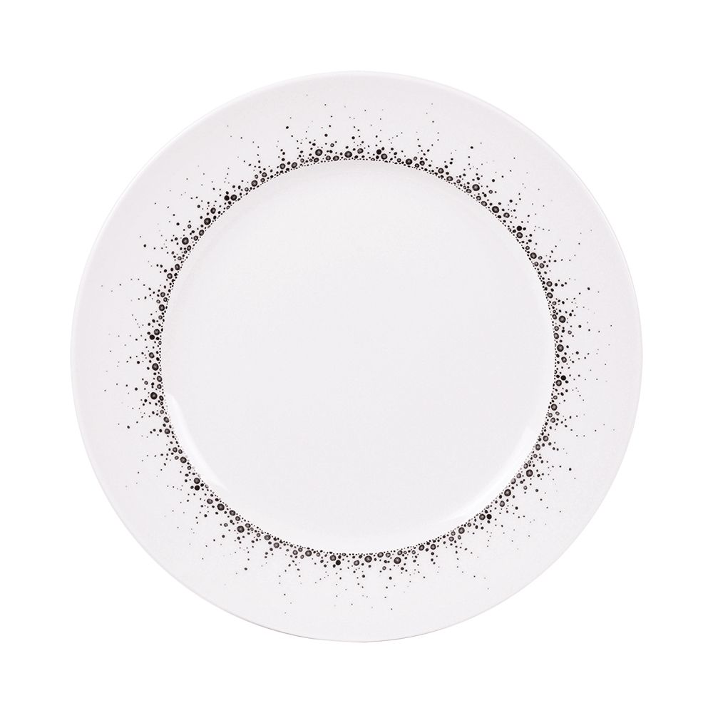 Plats et saladiers - Assiette plate 27 CM BOREALIS gris. - TABLE PASSION / BASTIDE 1880