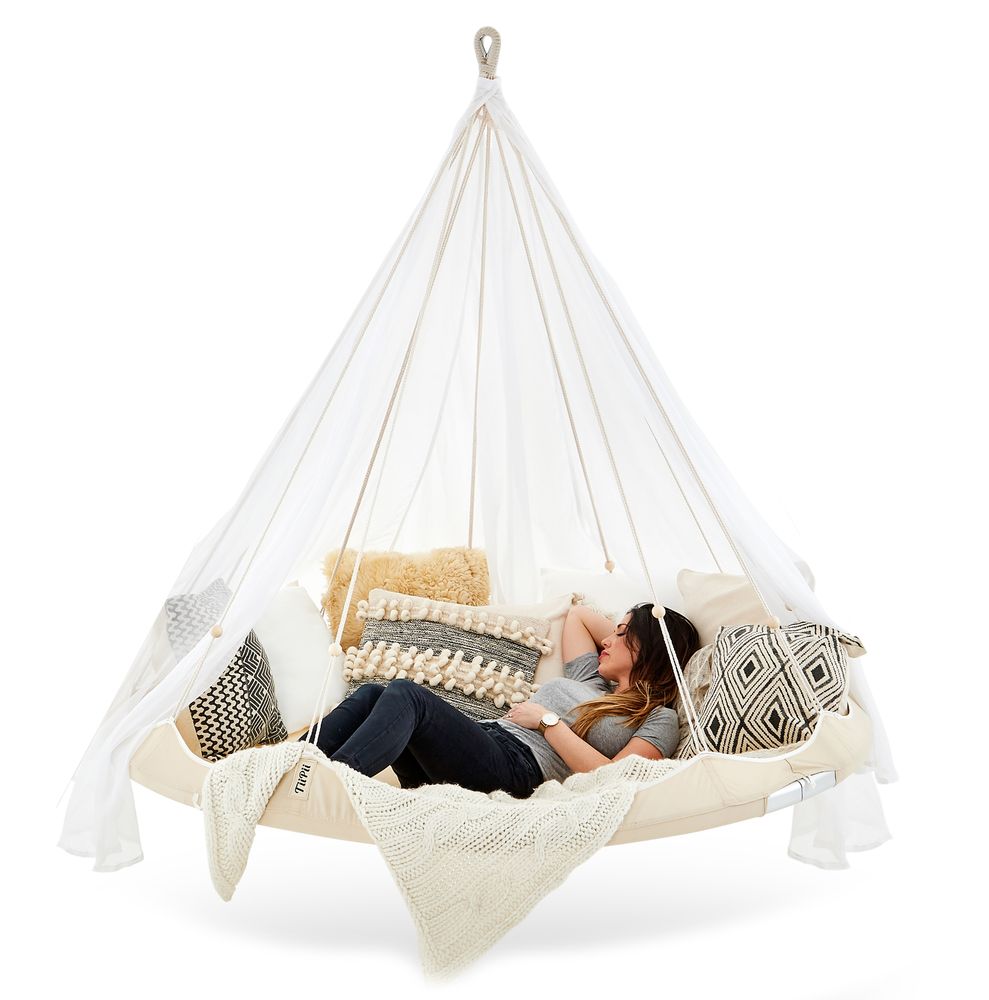 Fauteuils pour collectivités - Lit TiiPii classique blanc naturel, grand - TIIPII BED
