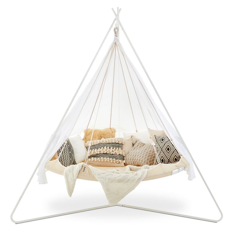 Sièges pour collectivités - Stand TiiPII classique en acier blanc - TIIPII BED