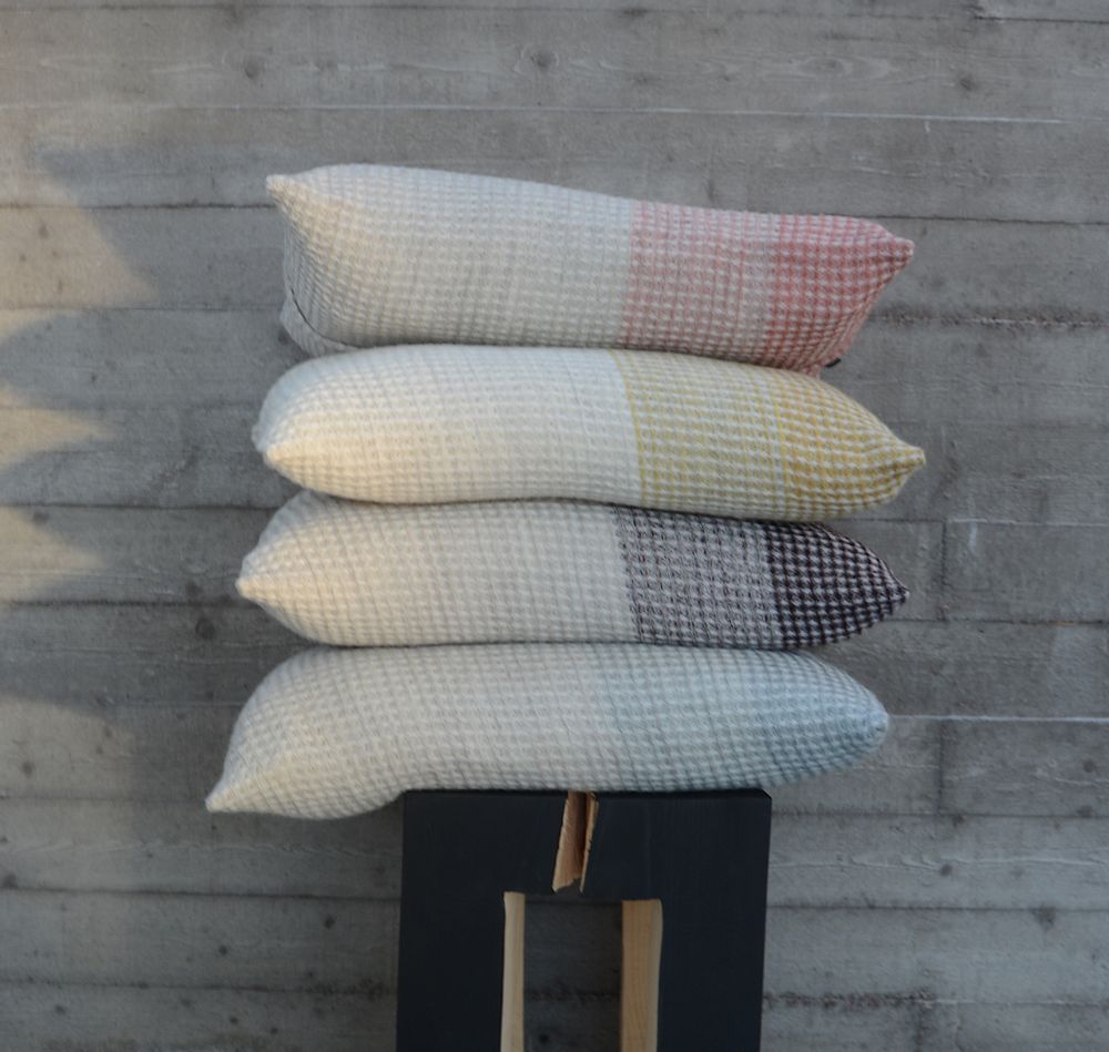 Fabric cushions - Plant dyed Finnish lamb wool cushion, Jammit - BONDEN