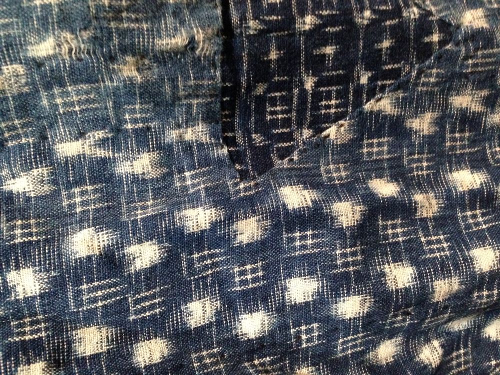 Pièces uniques - Tissu Indigo. - IXCASALA