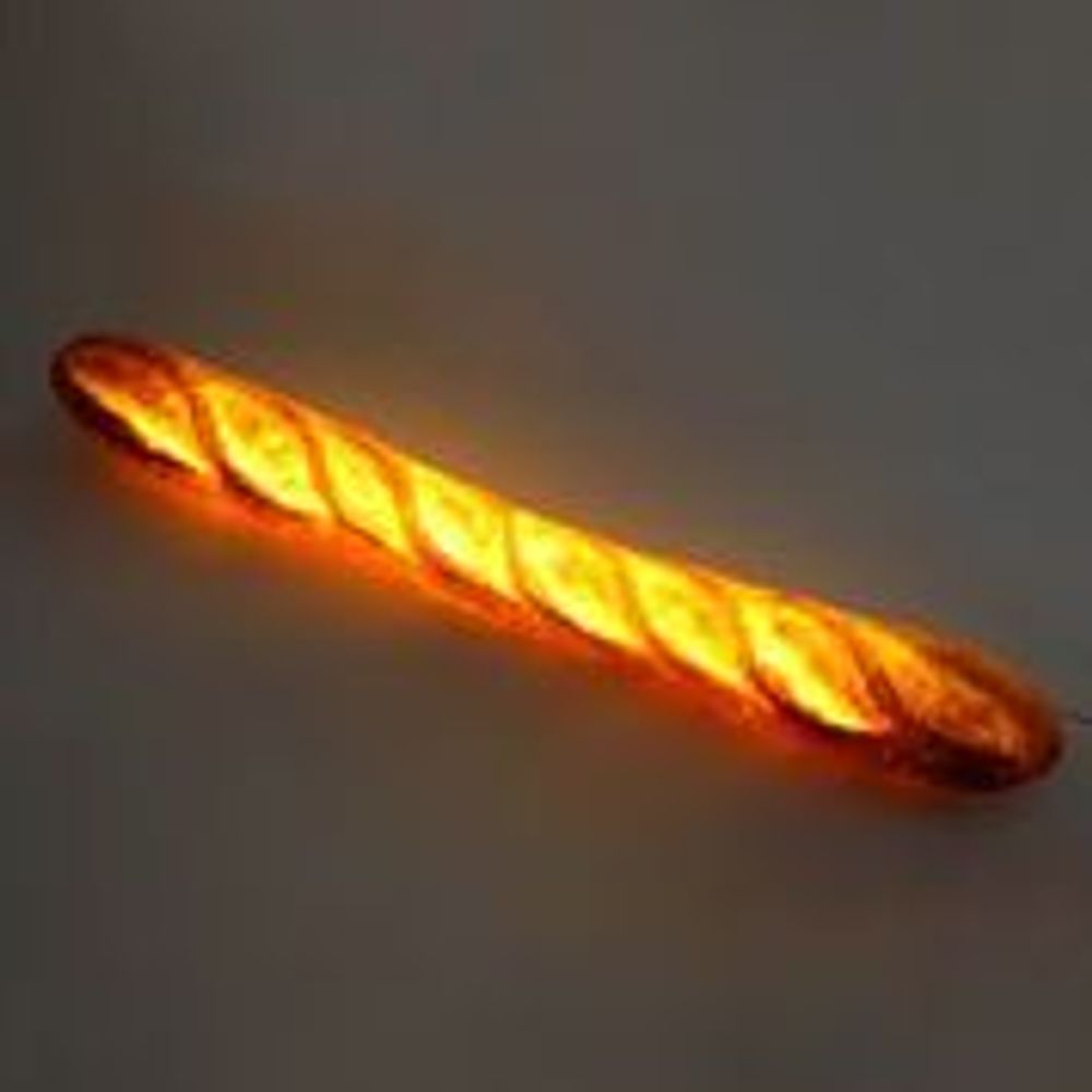 Objets déco enfant - PAMPSHADE -baguette bread lamp- - PAMPSHADE BY YUKIKO MORITA