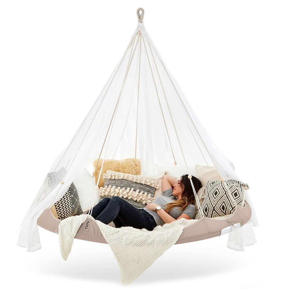 Lawn chairs - Taupe Classic TiiPii Bed, Large - TIIPII BED