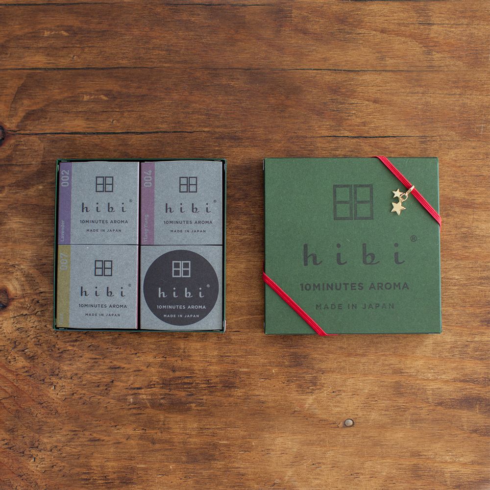 Parfums d'intérieur - Un coffret cadeau spécial de 3 parfums - HIBI 10MINUTES AROMA