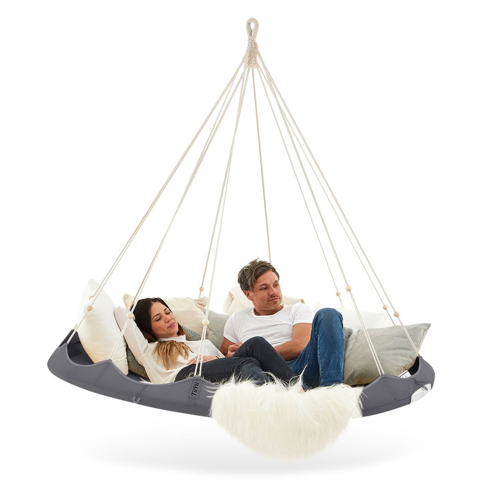 Chaises de jardin - Lit TiiPii classique anthracite, grand - TIIPII BED