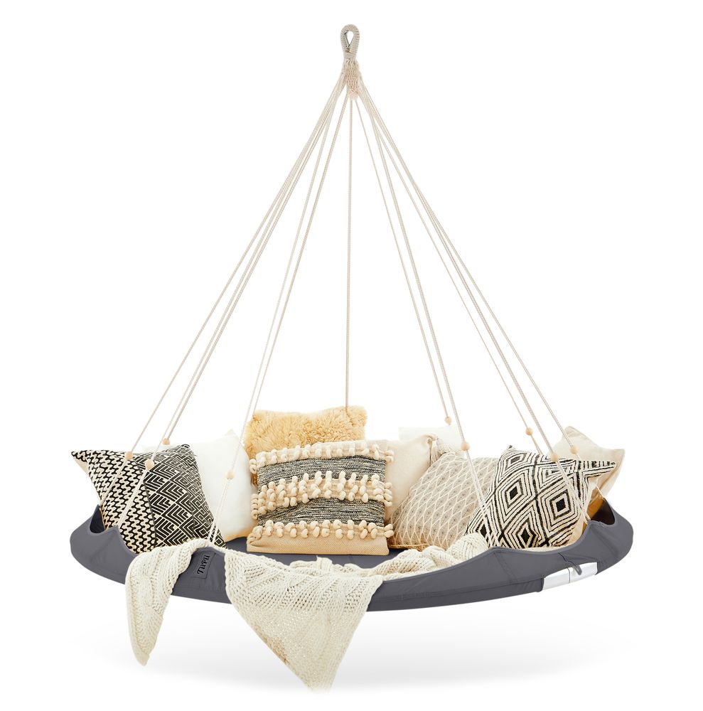 Chaises de jardin - Lit TiiPii classique anthracite, grand - TIIPII BED