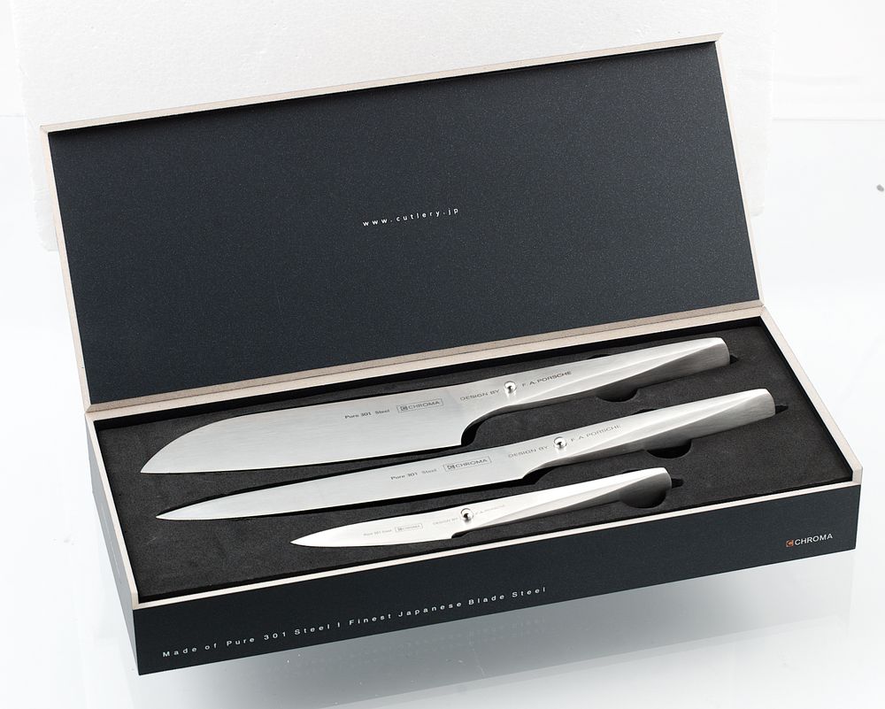 Kitchen utensils - Type 301 design by F.A. Porsche - CHROMA FRANCE KASUMI