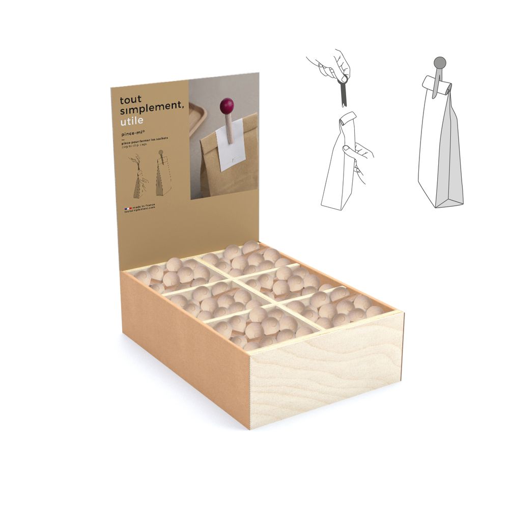 Tea and coffee accessories - Peg to clip bags / pince-mi. - TOUT SIMPLEMENT,