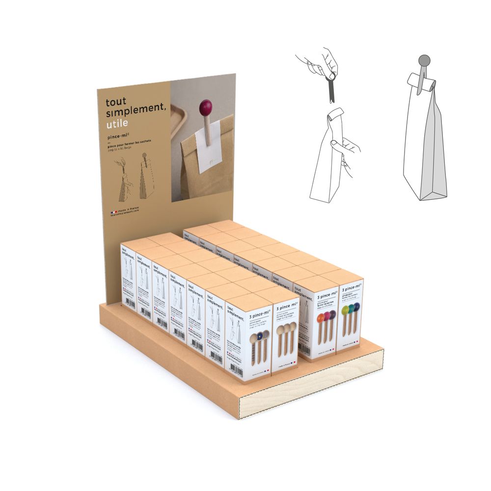 Tea and coffee accessories - Peg to clip bags / pince-mi. - TOUT SIMPLEMENT,
