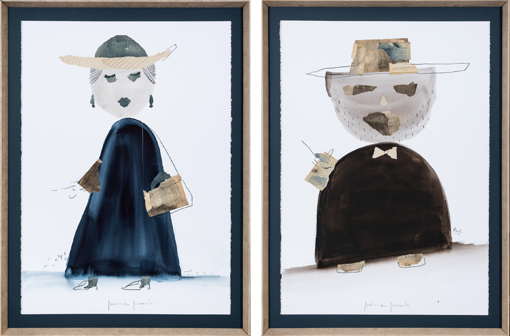 Tableaux - TABLEAUX LADY PACA ET MONSIEUR PACO - NOVOCUADRO ART COMPANY