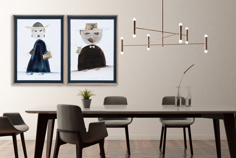 Tableaux - TABLEAUX LADY PACA ET MONSIEUR PACO - NOVOCUADRO ART COMPANY