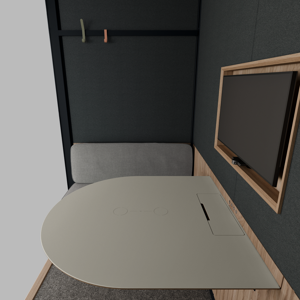 Solutions acoustiques - Salle de réunion ouverte - Cabine acoustique 4 personnes  - ROOM