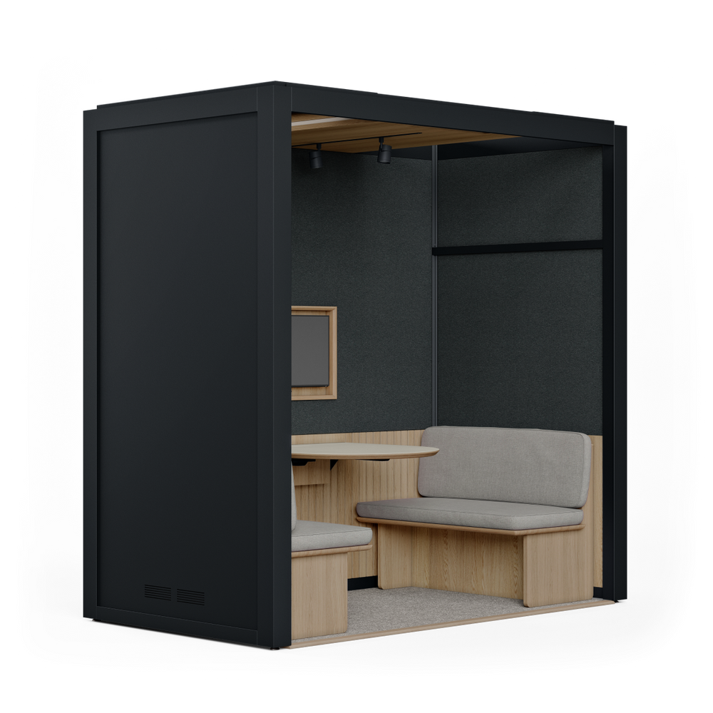 Solutions acoustiques - Salle de réunion ouverte - Cabine acoustique 4 personnes  - ROOM