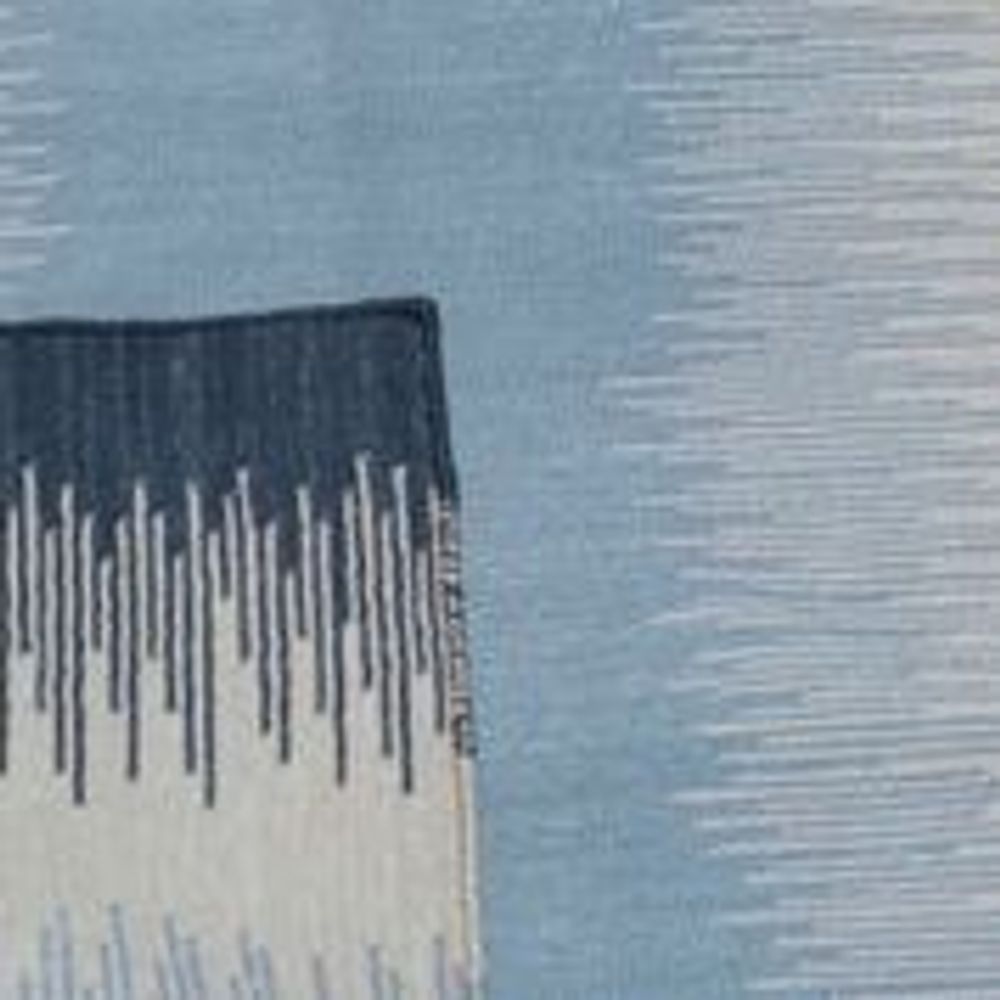 Rugs - Minimalist Ikat Rug in Bamboo Silk - AZMAS RUGS