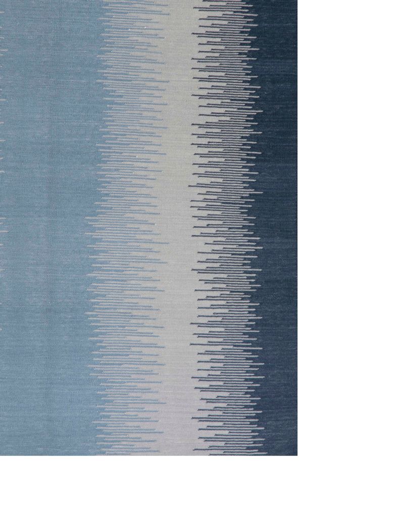 Rugs - Minimalist Ikat Rug in Bamboo Silk - AZMAS RUGS