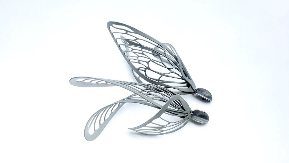 Bijoux - Boucles d'oreilles « MARIPOSA » - ANDREA VAGGIONE PAYSAGES INSTABLES