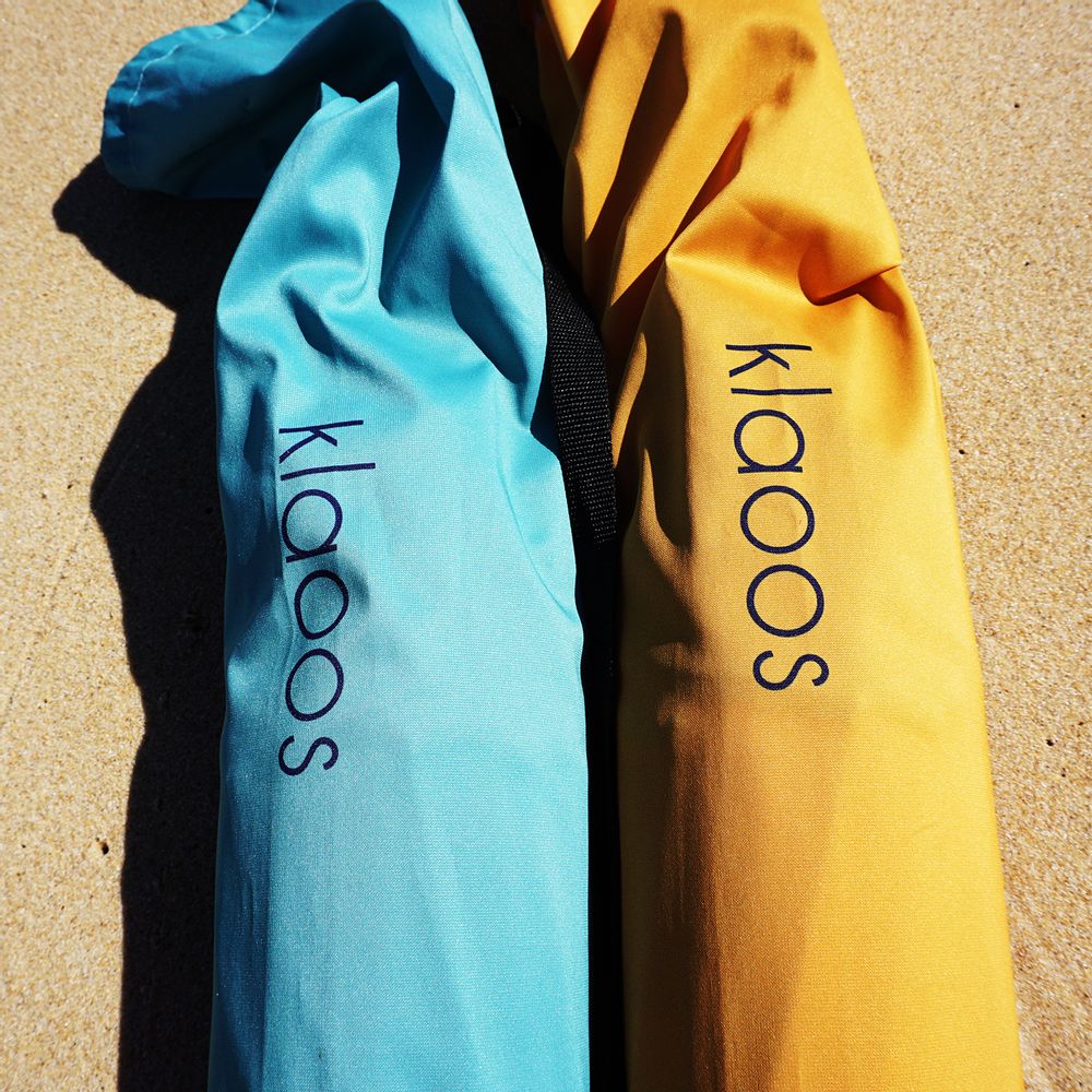 Design objects - Beach umbrella - Mustard red popgrass - Klaoos - KLAOOS