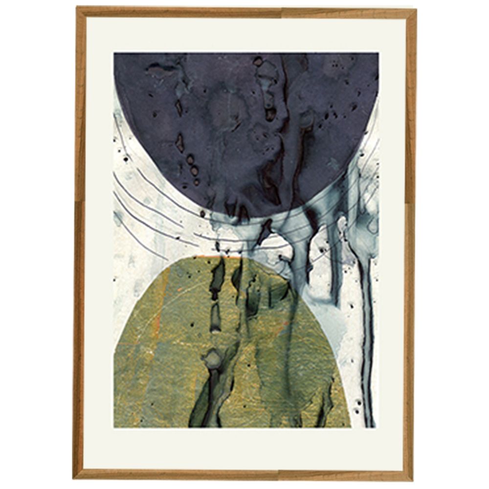 Office design and planning - Golden Abstract Art Print - METTEHANDBERG ART PRINTS